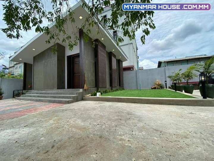 Cute house for rent in Mandalay, Chan Mya Thar Zi Township.
