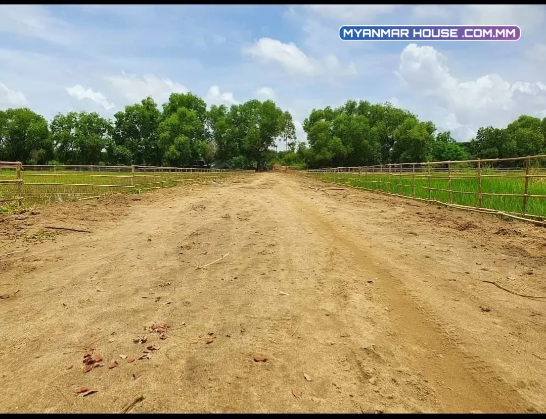မှော်ဘီမြို့နယ်၊ နည်းပညာတက္ကသိုလ်(GTC)အနီး တိုးဂိတ်အကျော် မြို့ချောင်းလမ်းဆုံကနေ (၂) မိနစ် (၃) မိနစ်ပဲဝင်ရပါတယ်၊ ခြံကွက်များရောင်းရန်ရှိပါသည်။