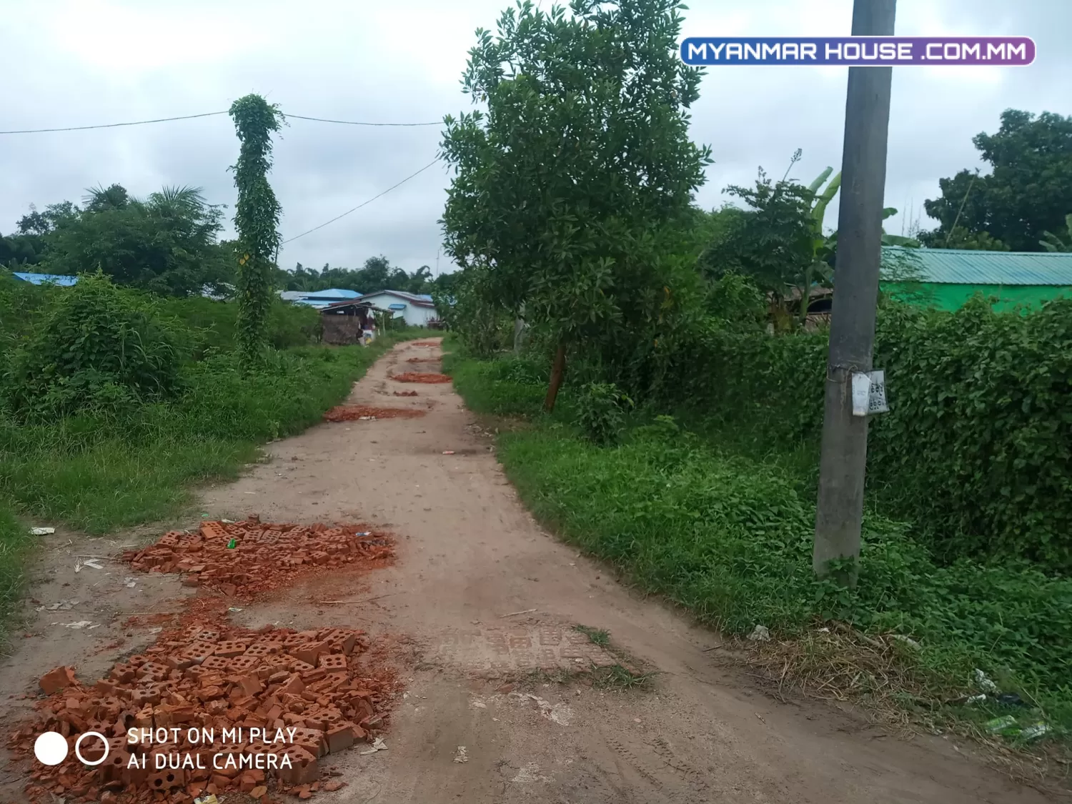 မှော်ဘီတိုးဂိတ်မရောက်ခင် ထိန်စွန်းကျေးရွာ ထိန်စွန်း ၁ လမ်းသွယ် ကင်ပွန်းခင်း ရောင်းမယ်