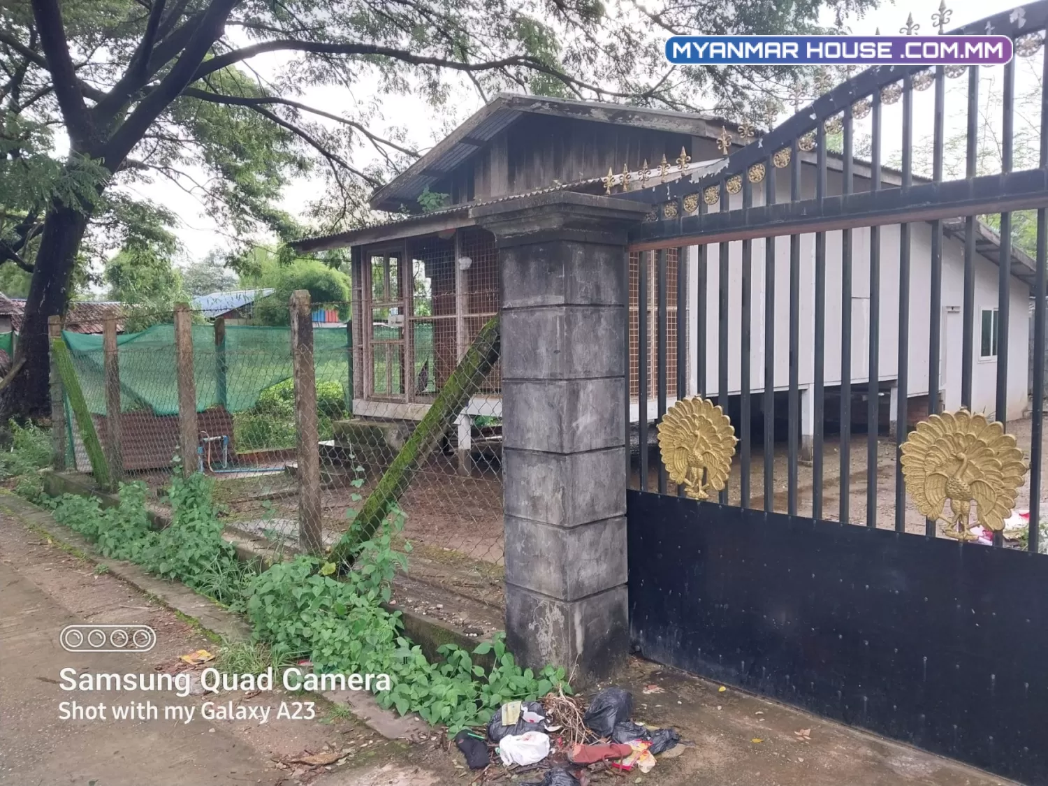 ရန်ကုန်တိုင်းဒေသကြီး ✅ ထောက်ကြန့်မြို့နယ် ၆၀×၆၀ ပေ ✅ အိမ်တစ်လုံးပါ ✅ မြေဖို့ထားပြီး ✅ ရေမီးစုံ