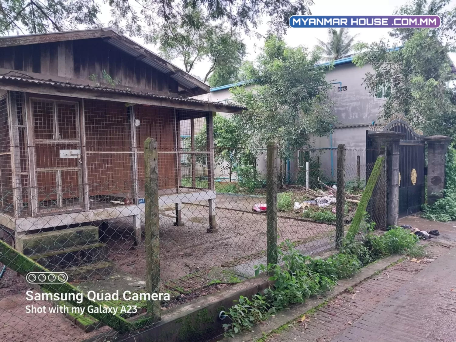 ရန်ကုန်တိုင်းဒေသကြီး ✅ ထောက်ကြန့်မြို့နယ် ၆၀×၆၀ ပေ ✅ အိမ်တစ်လုံးပါ ✅ မြေဖို့ထားပြီး ✅ ရေမီးစုံ