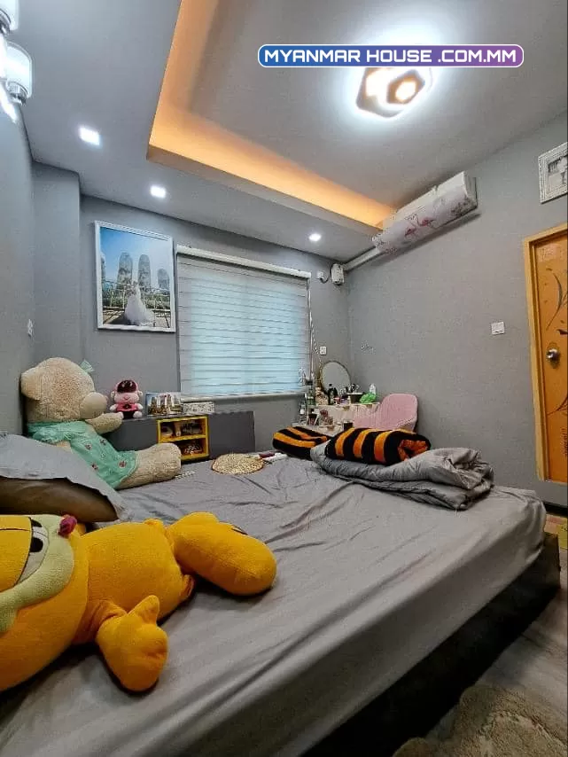 တောင်ဥက္ကလာ vip ရပ်ကွက်အနီး မိန်းလမ်းမကျယ်အဆင့်မြင်ပြင်ဆင်ပြီး ပေကျယ် Mini Condo ၄လွှာ