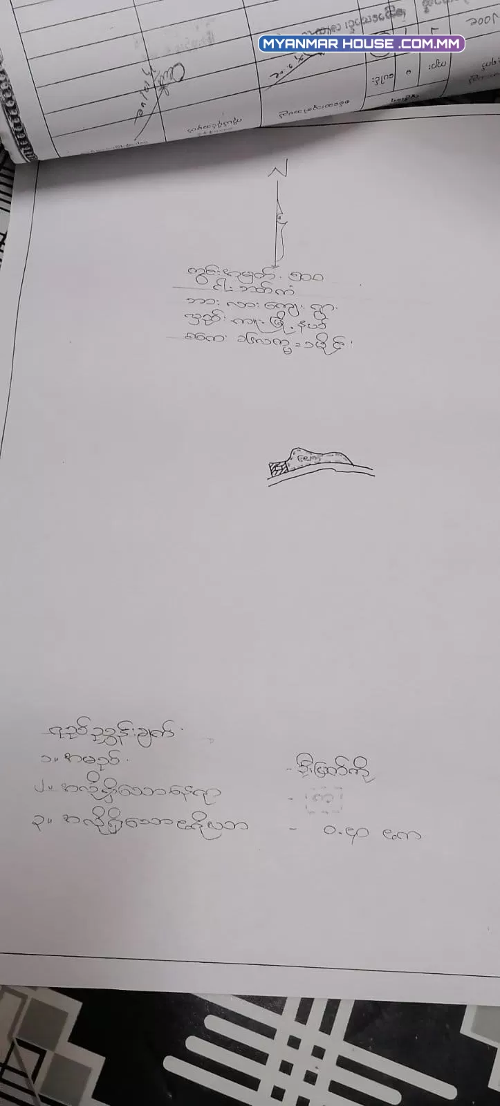 လှည်းကူးမြို့နယ်၊ ဘားလားကျေးရွာအုပ်စု၊ ကွင်းအမှတ်( ၅၀၀) ဉီးပိုင်အမှတ်( ၆၉၂) ဧရိယာ (၀.၄၀)