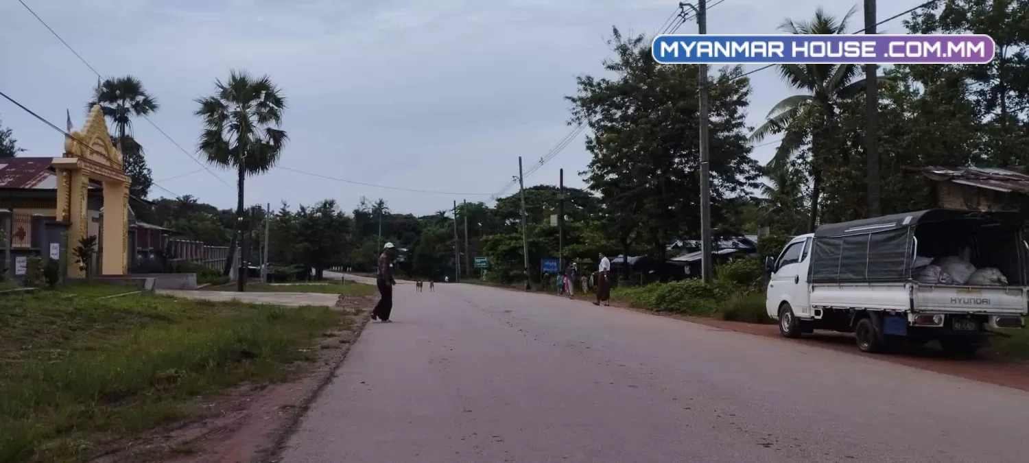 👉 လှည်းကူးမြို့နယ် ဖောင်​​ကြီးလမ်းမမေးတင်မြေကွက်များ အရောင်း 👇