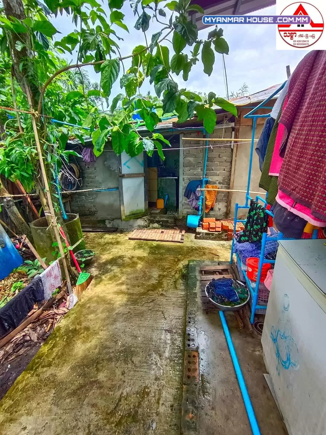 ရွေပြည်သာမြို့နယ် (9)ရပ်ကွက် ငမောက်စျေးမှတ်တိုင်အနီး တစ်ထပ်တိုက်အိမ်ရောင်းမည်