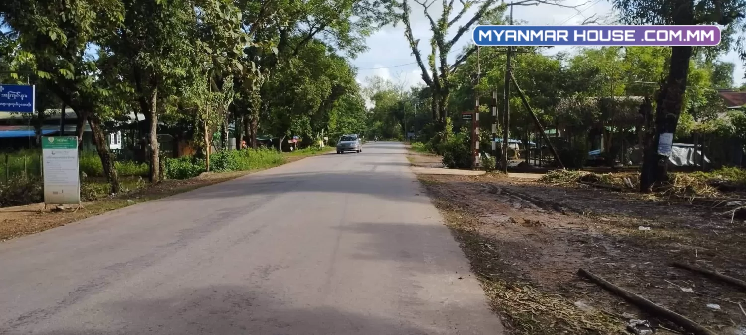 👉 လှည်းကူးမြို့နယ် ဖောင်​​ကြီးလမ်းမမေးတင်မြေကွက်များ အရောင်း 👇