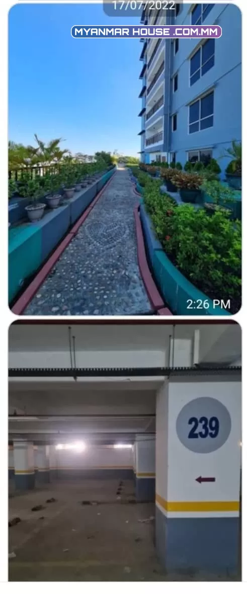 ရန်ကင်းမြို့နယ် ရွှေမိုးကောင်းCondoတွင် 50×50အကျယ်ရှိ Condo တစ်ခန်းရောင်းရန်ရှိသည်။