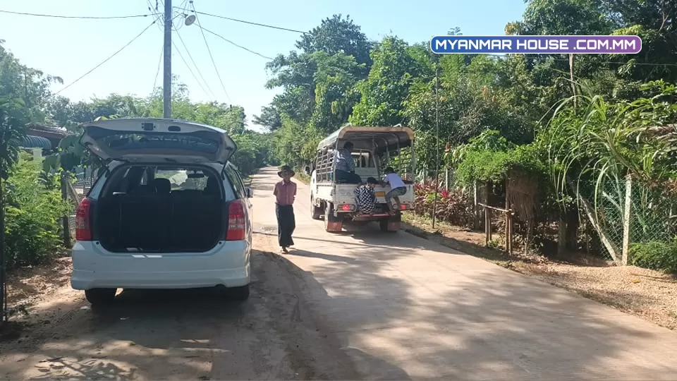 မှော်ဘီမြို့နယ် သဲအင်းဂူဆရာတော်ကြီးကျောင်းအနီး ဥယျာဥ်ခြံမြေ အမည်ပေါက်ကျပြီး