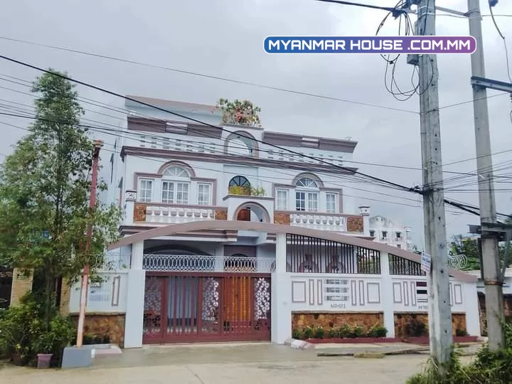 မြောက်ဒဂုံ ပင်လုံဆေးရုံအနီး Penthouse အပါ လုံးချင်းအိမ်အရောင်းလေးပါ