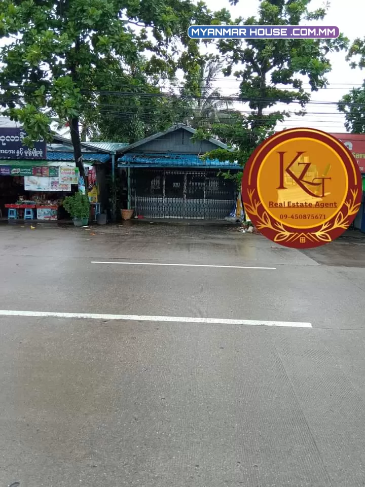 တောင်ဒဂုံရှိ အိမ်ရှေ့ဆိုင်ပါ တိုက်အရောင်းလေးပါ