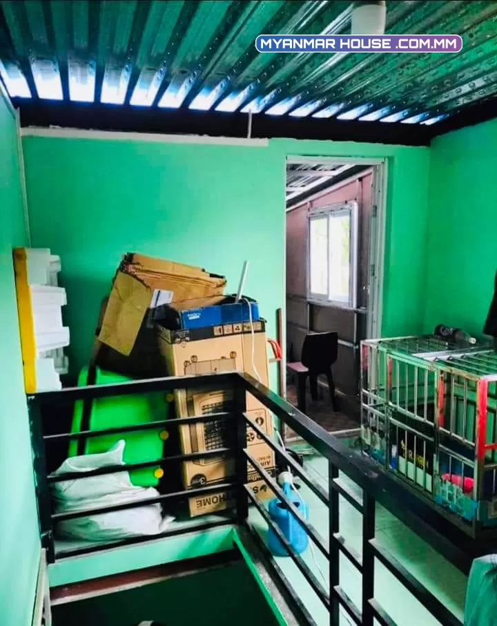 တောင်ဒဂုံရှိ Steel Structure နှစ်ထပ်တိုက်သစ်အရောင်းလေးပါ