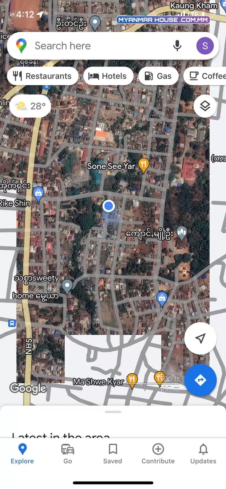 ဟိုပုံးၿမိဳ့ ၿမိဳ့ဦးရပ္ကြက္  ေပ 50'x60'  အိမ္ ပါ ပတ္ကားအိမ္ သာ ေရးမီးအစုံ  💸$170  📞 09428226520
