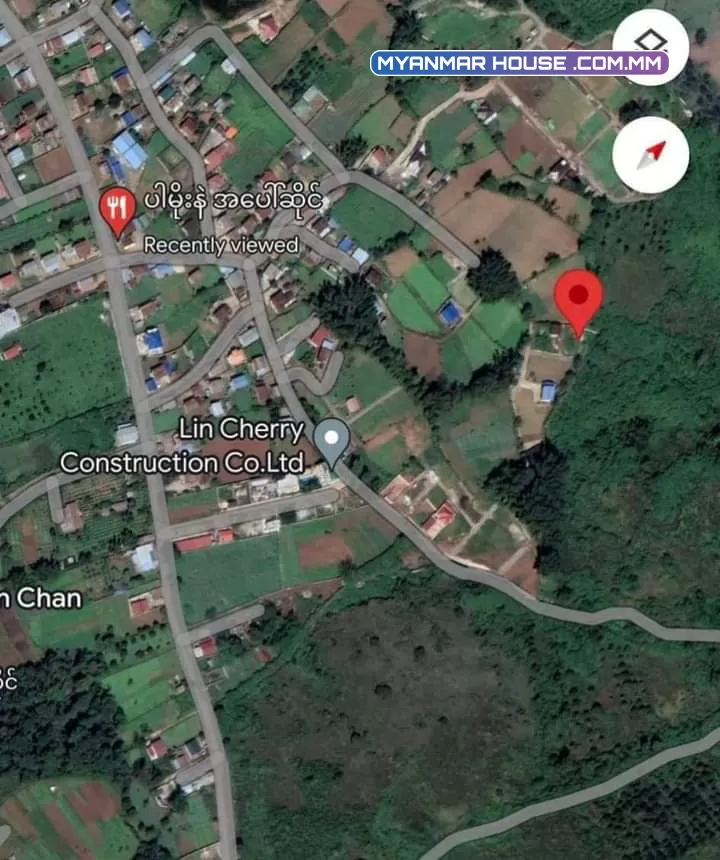 #ဘုရားဖြူ နမ ၄  #ပါမိုးနဲ အပေါ်ဆိုင် အနီး  #ဈေး 220 လျော့တင်းပါးပါးလေး ဘဲ ရှိ  အုတ်တံတိုင်း ၃ ဖက် ခတ်ပီး သား