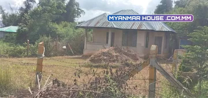 တောင်ကြီး.ညိုမီးမြို့ရှောင်လမ်း(4)ကွက်ငုတ် /  လမ်းမျက်နာစာ40.70ပေ  တစ်ထပ်နံကပ်အိမ်လေးပါ  ရောင်းဈေး(250)သိန်း