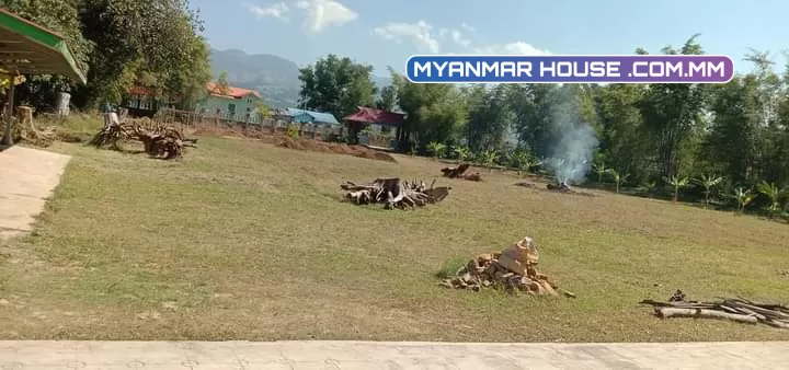 ညောင်ရွှေမြို့ ဘုရားကြီး မြို့ရှောင်လမ်းဘေး  220 ×340  ပေ လမ်း ၃ ဘက်ပွင့်ထောင့်ကွက်ရောင်းပါ မည်/5000 သိန်း (အလျှော့အတင်းရှိပါမယ်)။