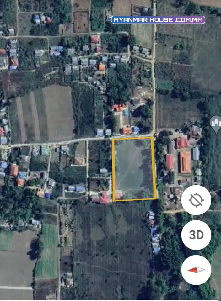ညောင်ရွှေမြို့ ဘုရားကြီး မြို့ရှောင်လမ်းဘေး  220 ×340  ပေ လမ်း ၃ ဘက်ပွင့်ထောင့်ကွက်ရောင်းပါ မည်/5000 သိန်း (အလျှော့အတင်းရှိပါမယ်)။